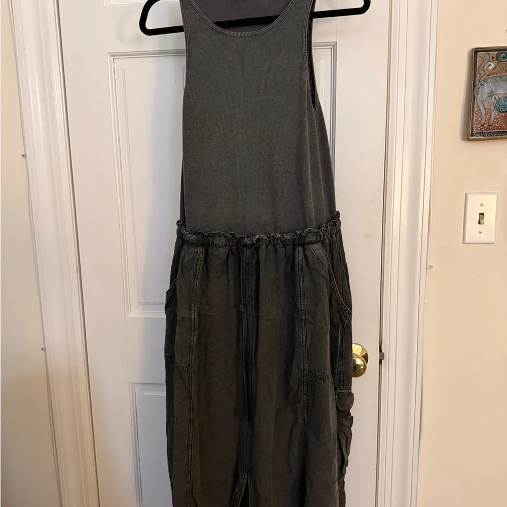 Daily Practice Be Bold Twofer Feminine Minimalist Cargo Tank Dress - Picture 10 of 10